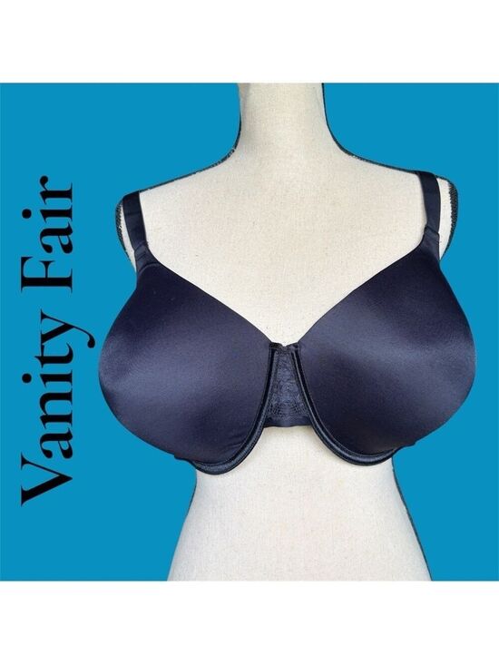 Vanity Fair Other - Vanity Fair Smoothing Back Underwire Bra in black. 40DDD. 3 Hook. Like new! EUC!